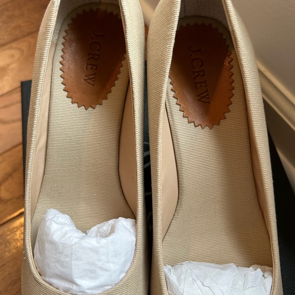 J Crew Seville Espadrille Wedges 8.5 new - Picture 3 of 5